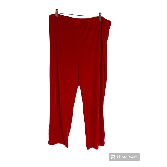 Vintage 90's Goola Gong Velour Red Track Suit Medium - Picture 5 of 16